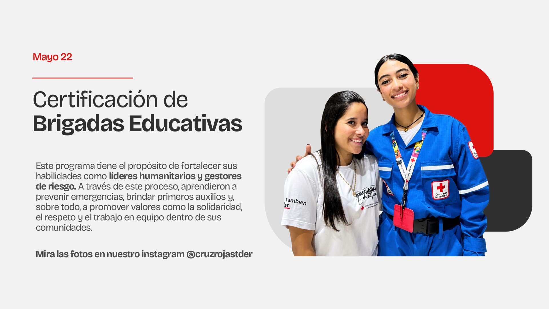 Formamos nuevas brigadas de primeros auxilios en colegios
