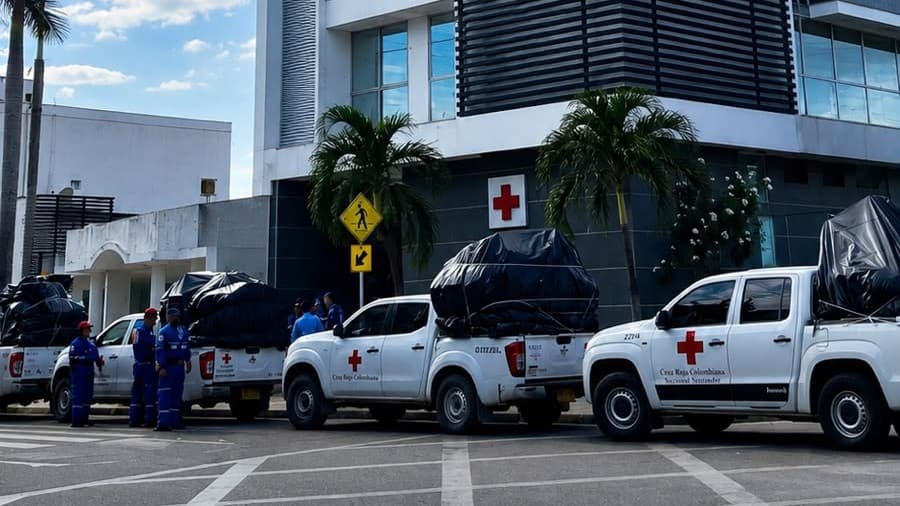 Santander se moviliza por Colombia: la Cruz Roja envía Equipo Médico para atender a afectados por el terremoto