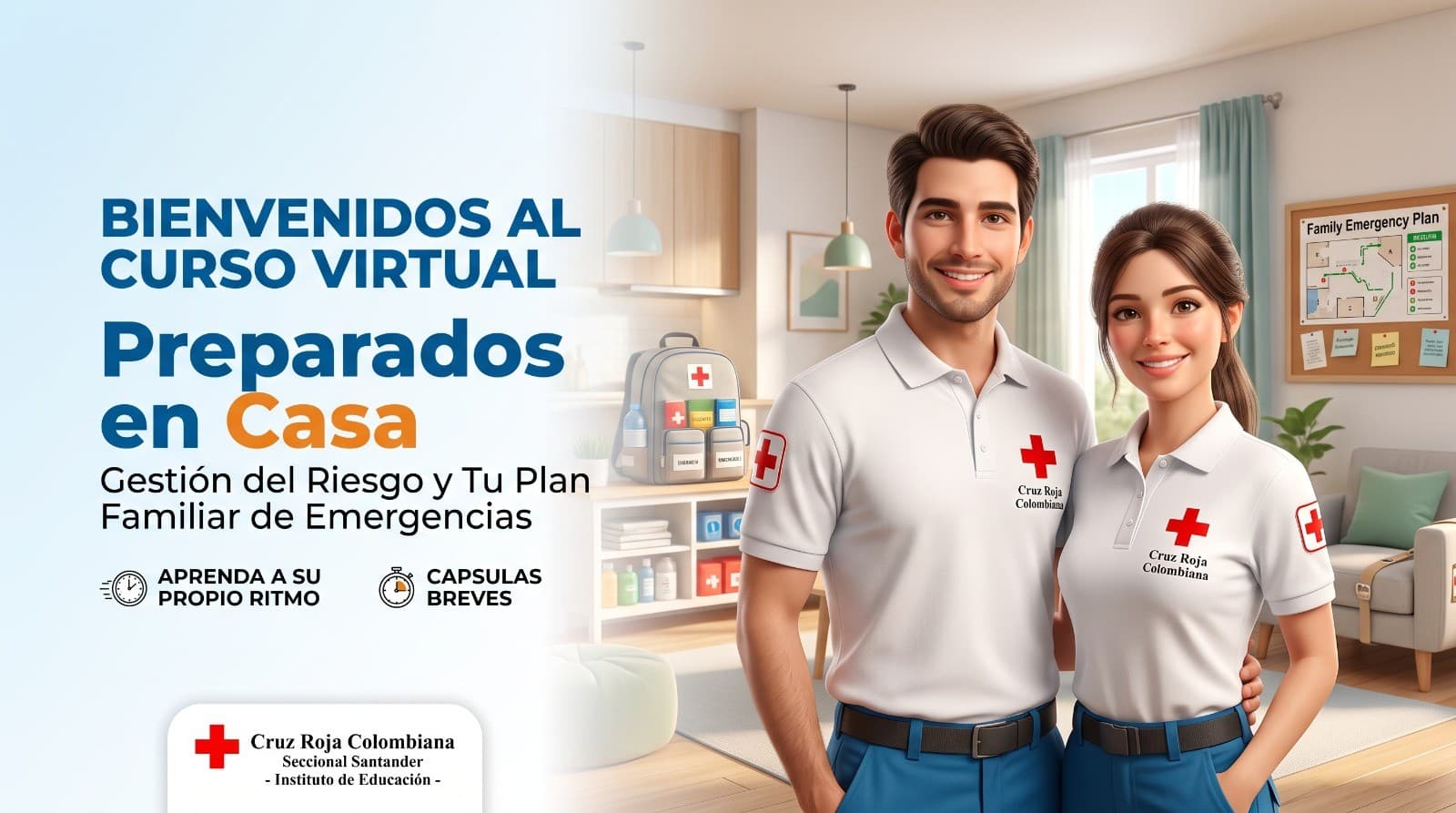 Curso Virtual Gratuito: Tú Plan Familiar de Emergencias