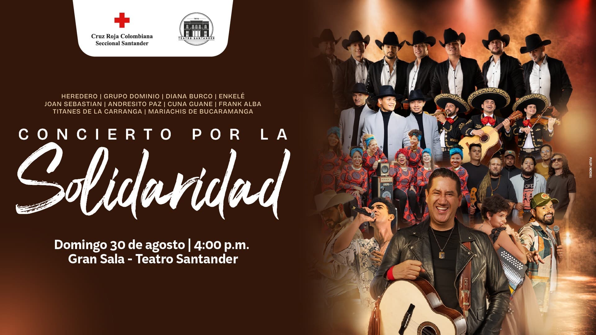 Bucaramanga se une por la solidaridad: llega el concierto por las comunidades afectadas por el terremoto